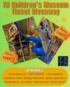 Fleschner, Stark, Tanoos & Newlin Terre Haute Children's Museum ticket giveaway winners