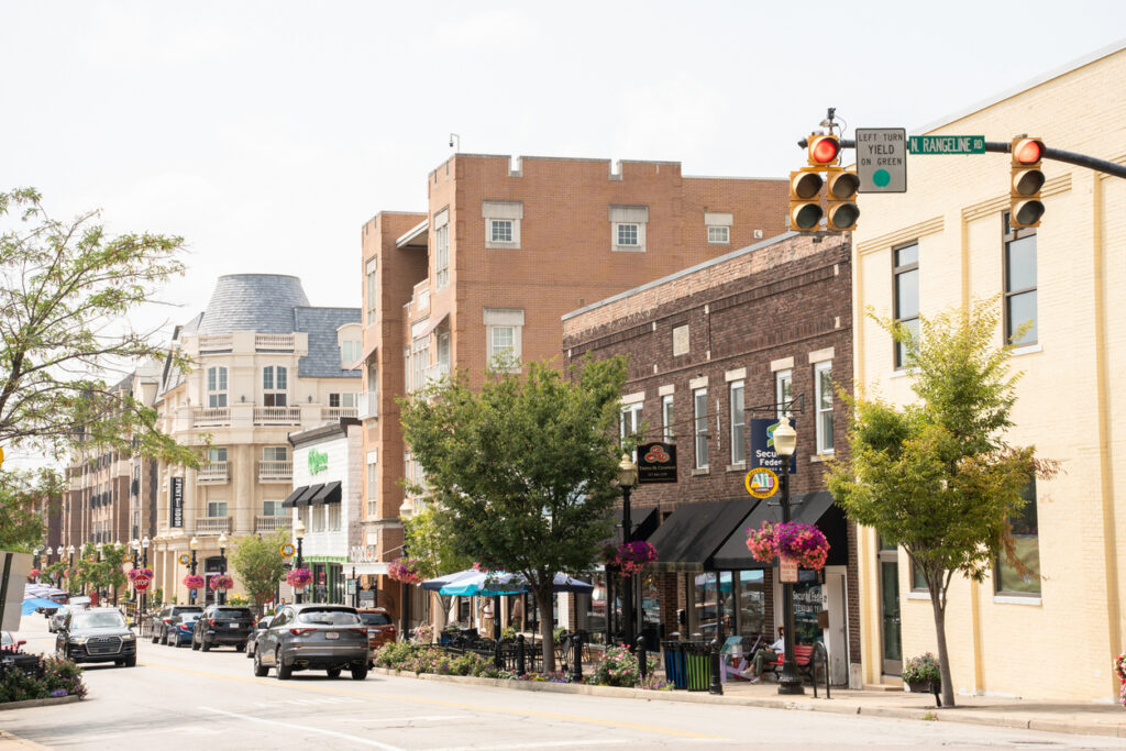 Downtown street of Carmel