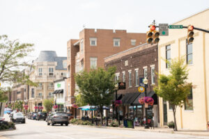 Downtown street of Carmel