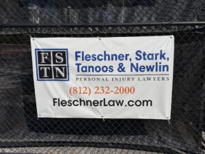 Banner announcing FSTN sponsoring Rose-Hulman tennis team